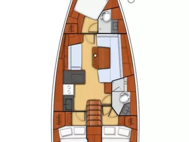 Pronájem lodi Biograd Na Moru lákavé ceny Oceanis 41.1
