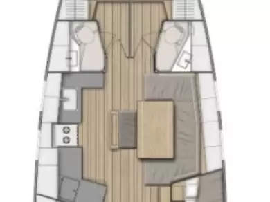 Pronájem Plachetnice v Biograd Na Moru -Bénéteau Oceanis 46.1