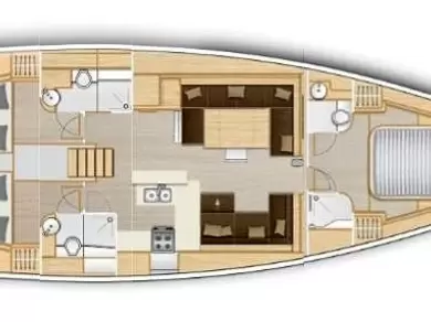 Pronajmout si Hanse Hanse 588 v Kos
