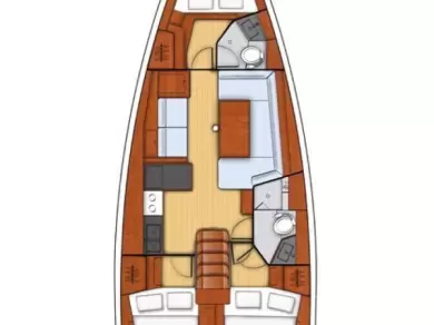 Pronájem lodi Bénéteau Oceanis 41.1 v Lefkáda na Samboatu