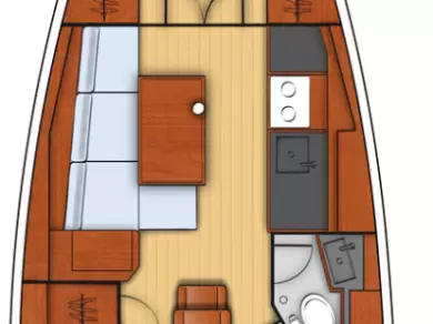 Pronájem lodi Göcek  lákavé ceny Oceanis 38.1