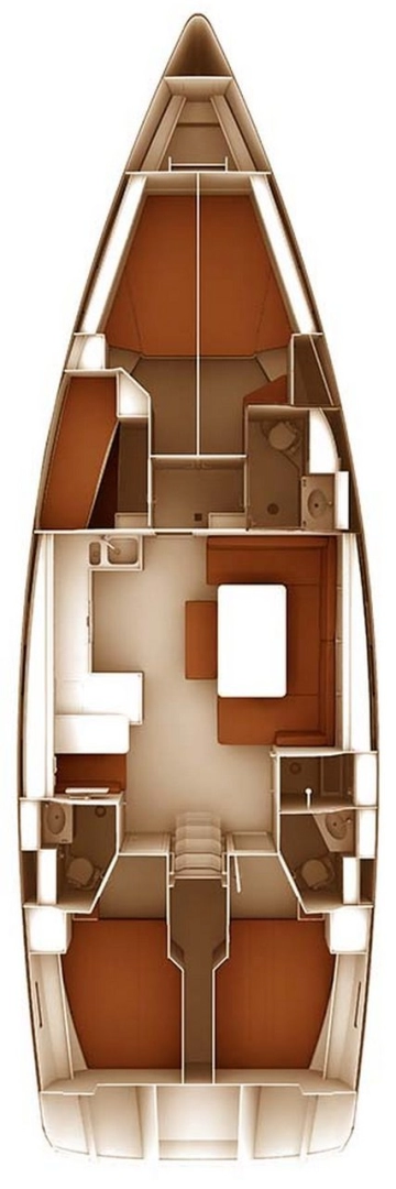 Pronájem Plachetnice v Split -Bavaria Cruiser 51