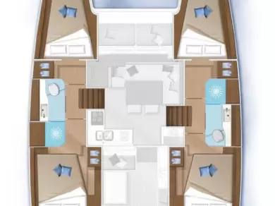 Pronájem lodi Lagoon Lagoon 40 v Donji Seget na Samboatu