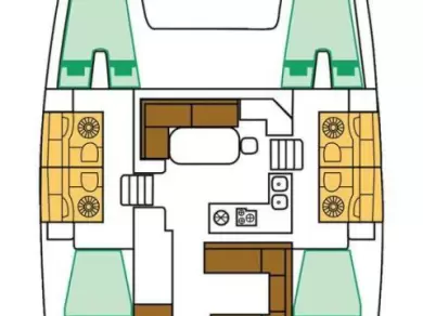 Pronájem Katamarán v Lavrio -Lagoon Lagoon 400 S2