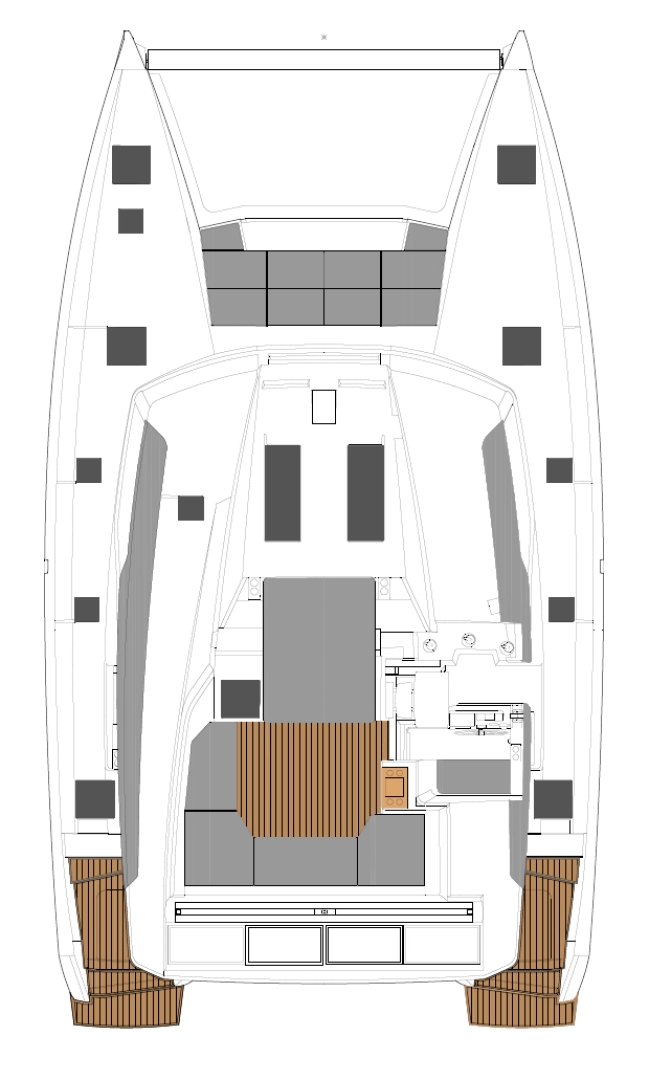 Fountaine Pajot Elba 45 jednotlivci a charterové společnosti v Alimos