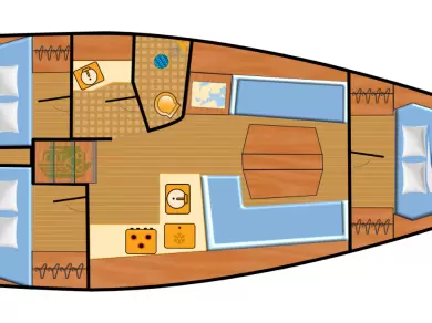 Pronájem lodi Punat lákavé ceny Dehler 38 SQ