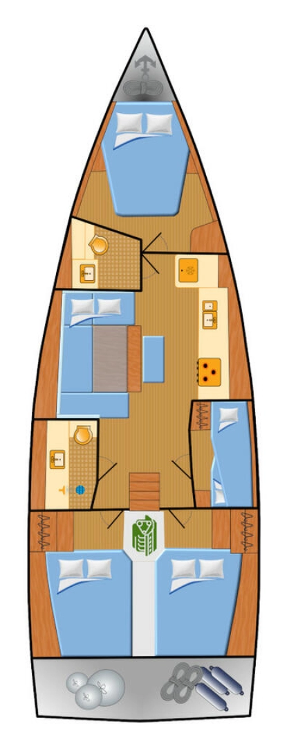 Pronajmout si Dufour Dufour 430 v Pula