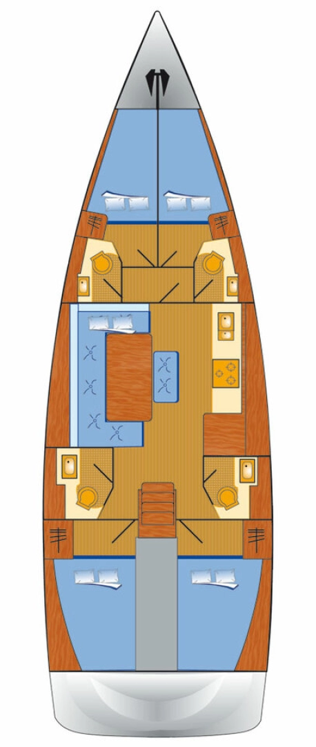 Pronájem Plachetnice v Punat -Dufour Dufour 460 Grand Large