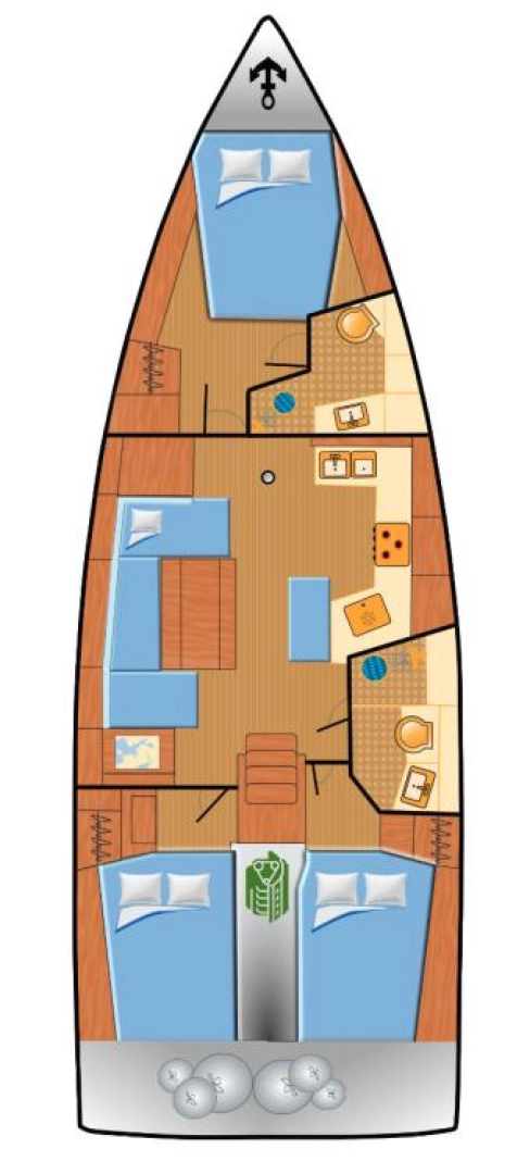 Bénéteau Oceanis 40.1 jednotlivci a charterové společnosti v Punat