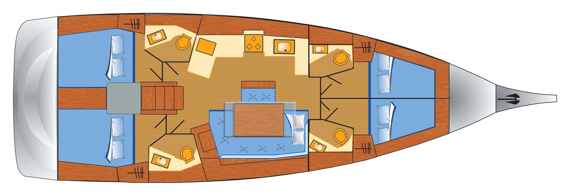 Pronájem lodi Pula lákavé ceny Oceanis 46.1