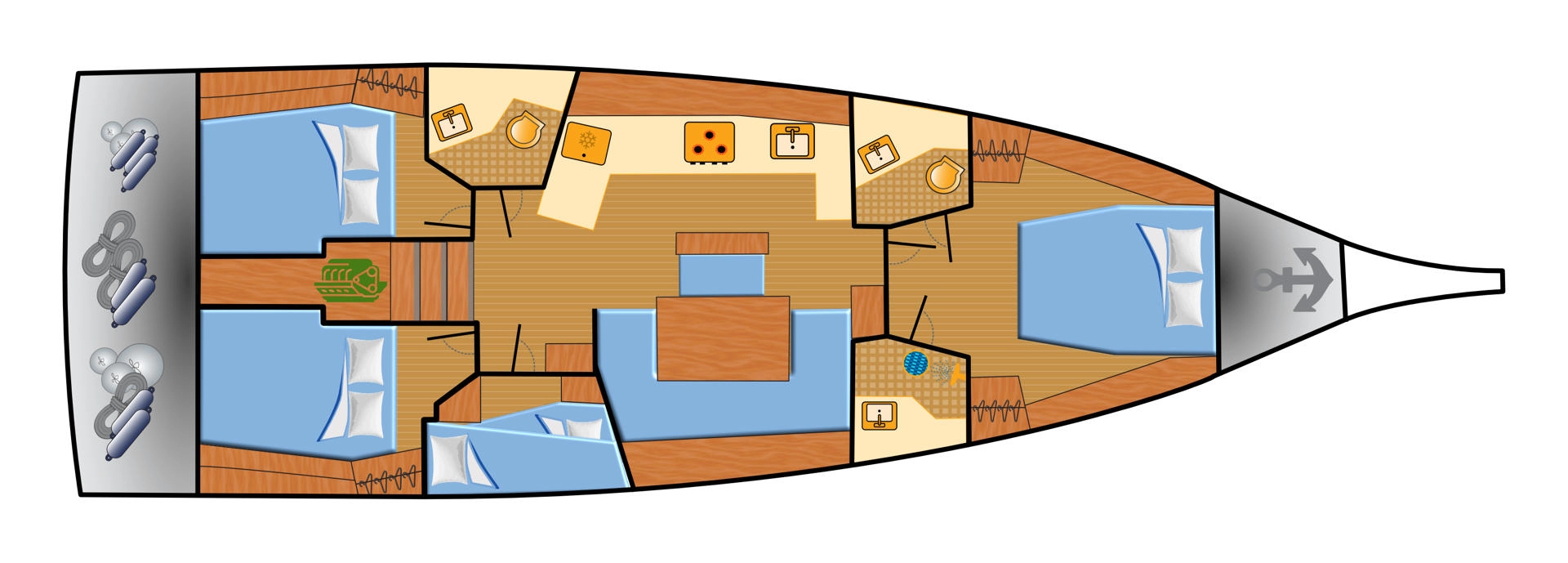 Pronájem lodi Bénéteau Oceanis 46.1 v Punat na Samboatu