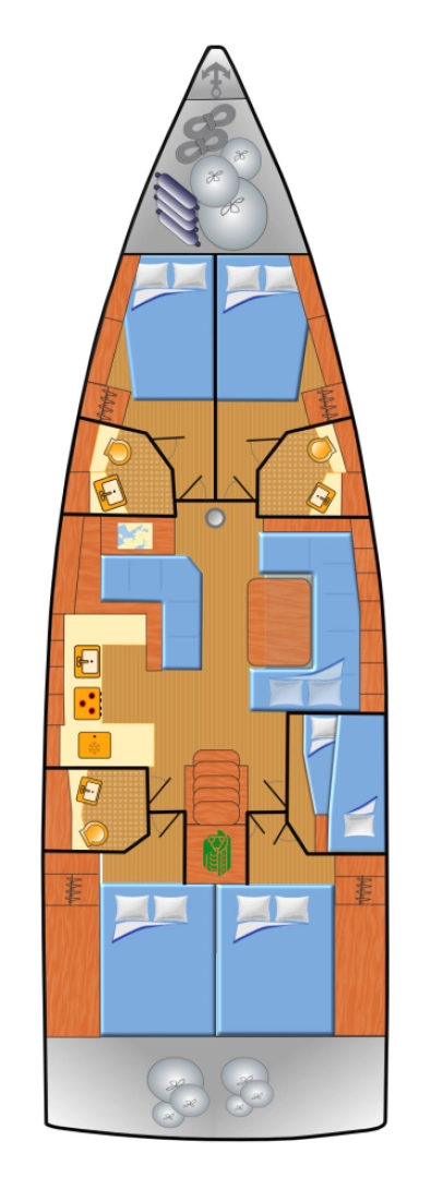 Pronajmout si Bénéteau Oceanis 51.1 v Punat
