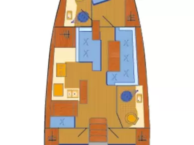 Pronajmout si Jeanneau Sun Odyssey 410 v Punat