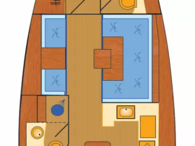 Pronájem lodi Jeanneau Sun Odyssey 419 v Rogoznica na Samboatu