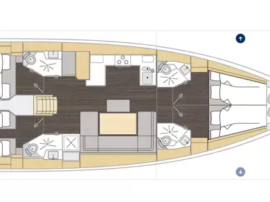 Bavaria Bavaria C46 jednotlivci a charterové společnosti v Alimos