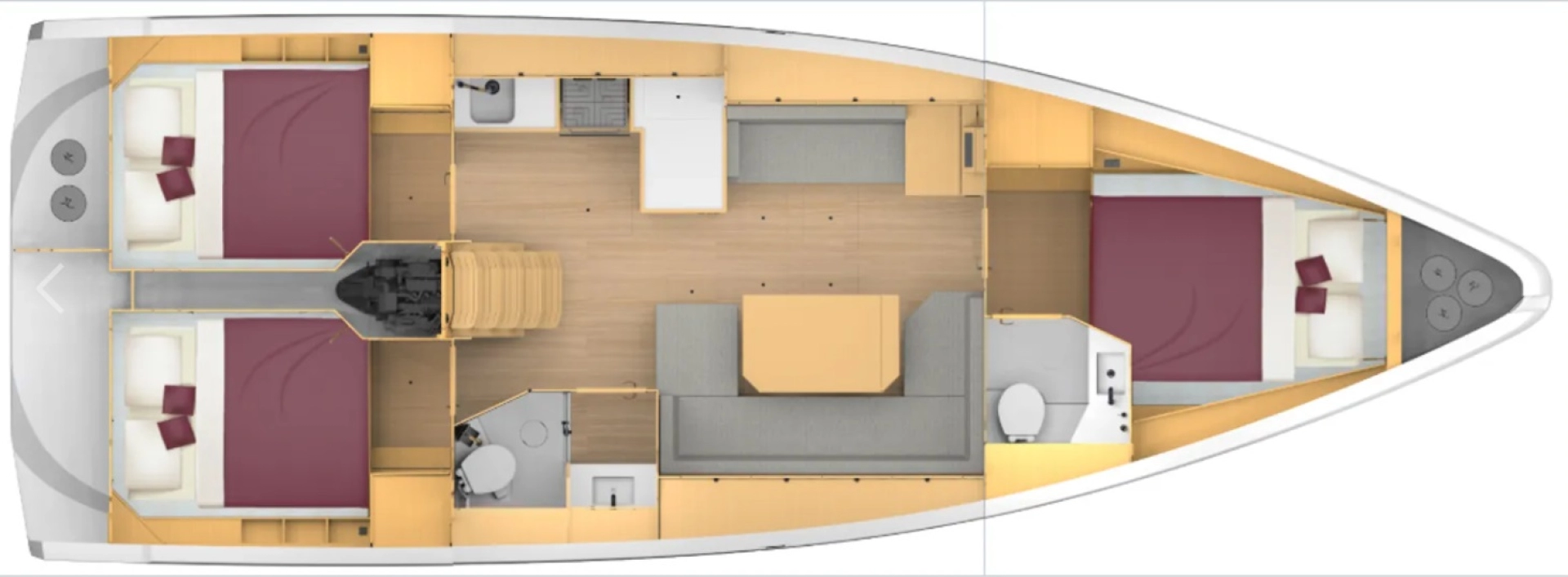 Bavaria Bavaria C42 jednotlivci a charterové společnosti v Lefkáda