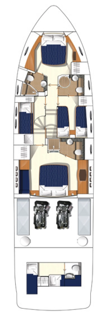 Pronajmout si Princess Princess 62 v Podstrana