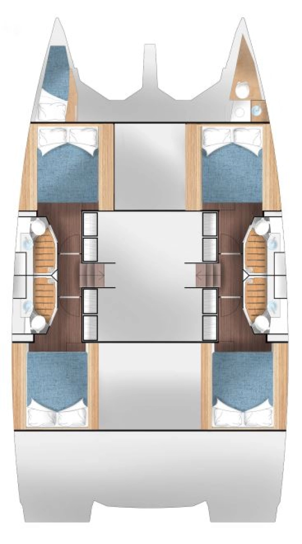 Pronajmout si Cervetti Yachts Cervetti 44 Power - 4 + 1 cab. v Primošten 