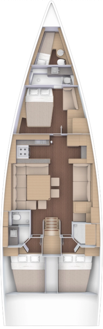 Pronajmout si Dufour Dufour 56 Exclusive v Primošten 
