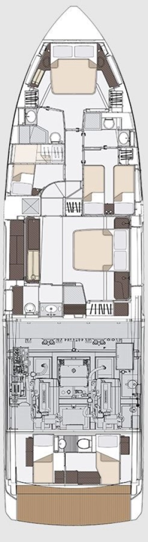 Pronajmout si Azimut Azimut 68 v Podstrana