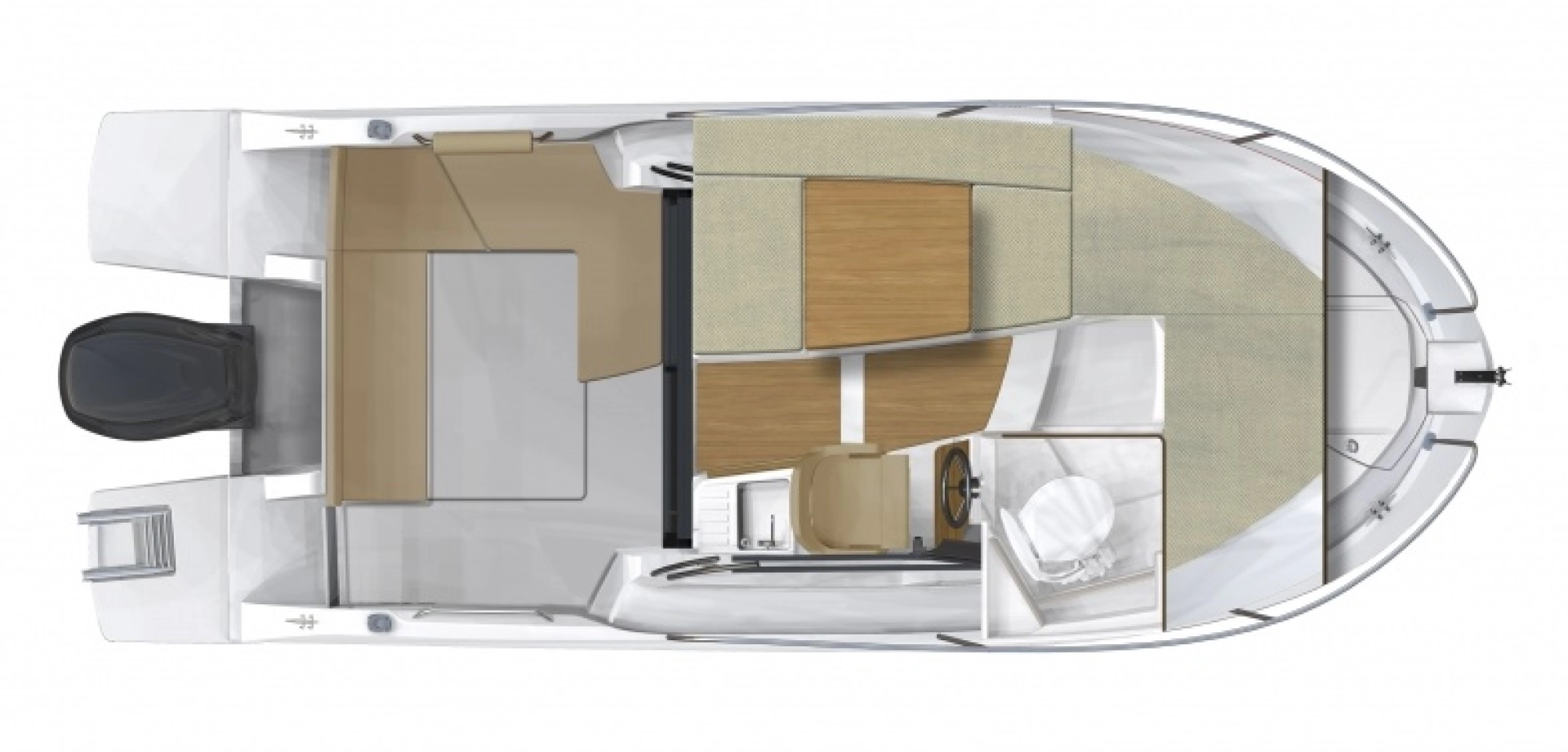 Pronájem Motorová loď v Biograd Na Moru -Bénéteau Antares 8 OB