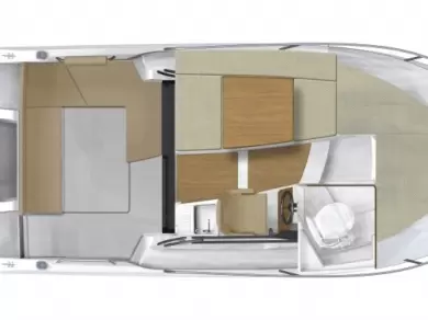 Pronájem Motorová loď v Biograd Na Moru -Bénéteau Antares 8 OB