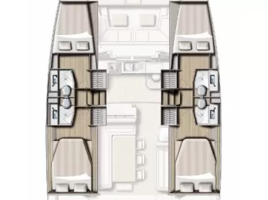 Pronájem Katamarán v Rogoznica -Bali Bali 4.0
