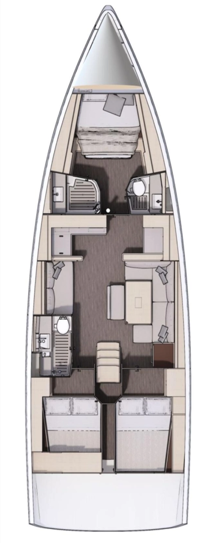 Dufour Dufour 470 jednotlivci a charterové společnosti v Sukošan