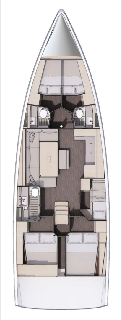 Pronájem Plachetnice Dufour s licencí
