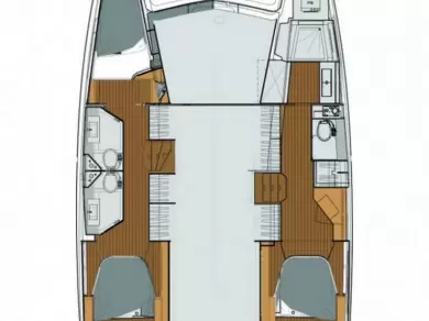 Pronájem Katamarán Fountaine Pajot s licencí