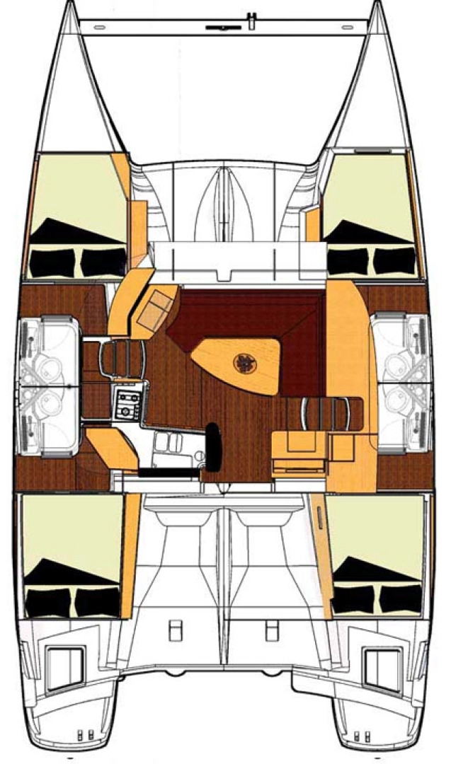 Fountaine Pajot Lipari 41 jednotlivci a charterové společnosti v Punat
