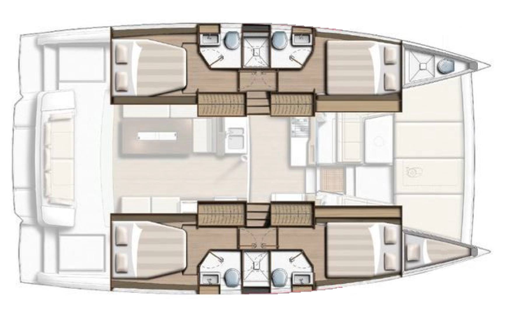 Pronájem Katamarán v Paleros -Bali Bali 4.2