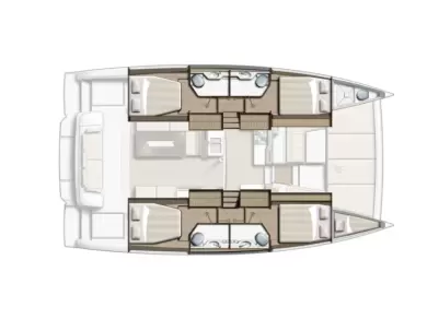 Pronájem lodi Bali Bali 4.2 v Paleros na Samboatu