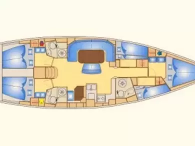 Pronájem Plachetnice v Salamína -Bavaria Bavaria 50 Cruiser