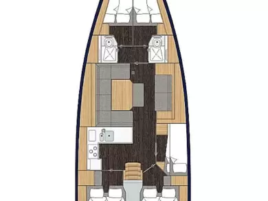 Pronájem Plachetnice v Alimos -Bavaria Bavaria C45