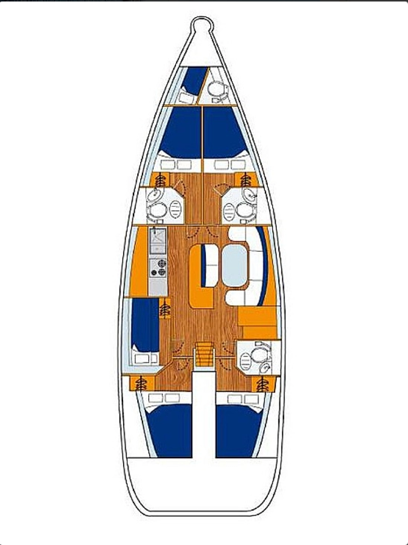 Pronájem lodi Bénéteau Cyclades 50.5 v Piraeus na Samboatu