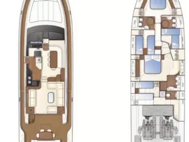 Pronájem jachty v Split -Ferretti Ferretti Yachts 681 na Samboatu