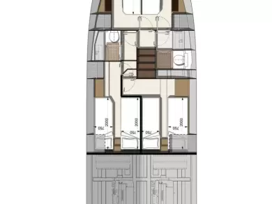 Jeanneau Prestige 460 Fly - 3 + 1 cab. jednotlivci a charterové společnosti v Komolac