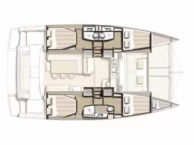 Pronajmout Katamarán se skipperem či ne Bali v Biograd Na Moru