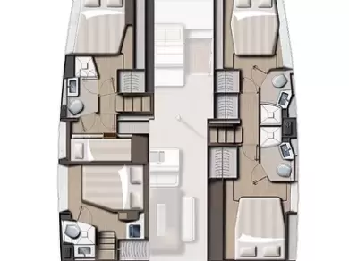 Pronájem lodi Bali Bali 4.6 v Biograd Na Moru na Samboatu