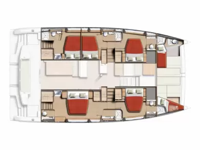 Pronajmout Katamarán se skipperem či ne Bali v Kaštela