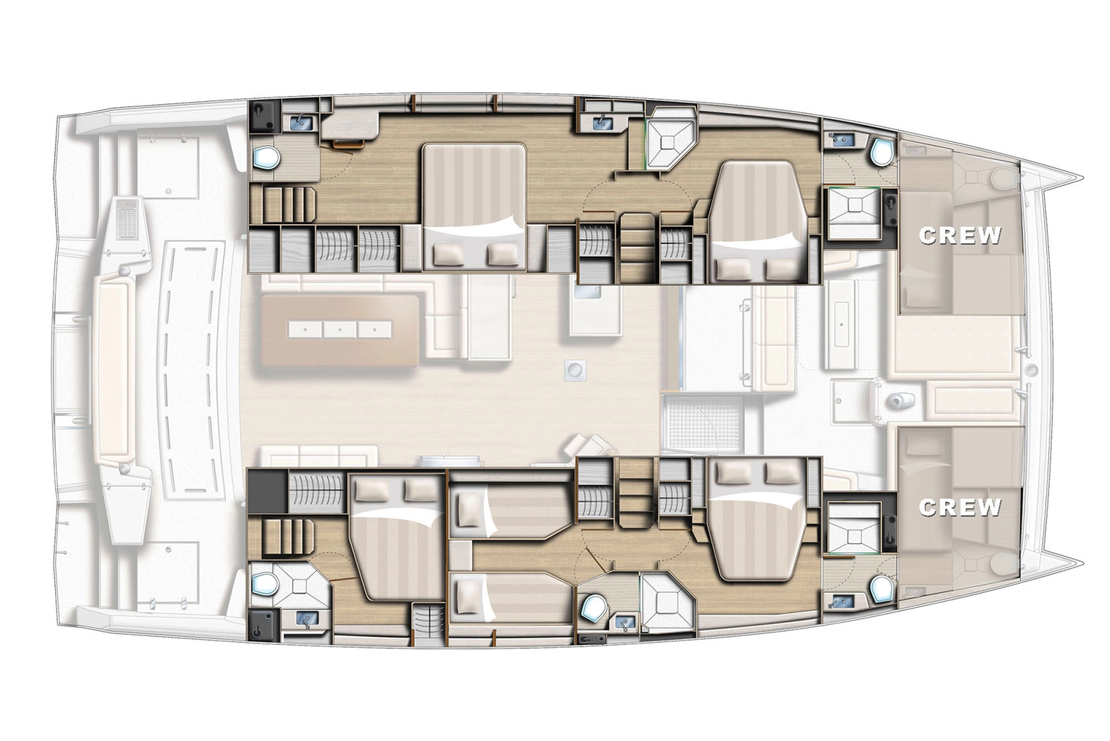 Pronájem Katamarán Bali s licencí