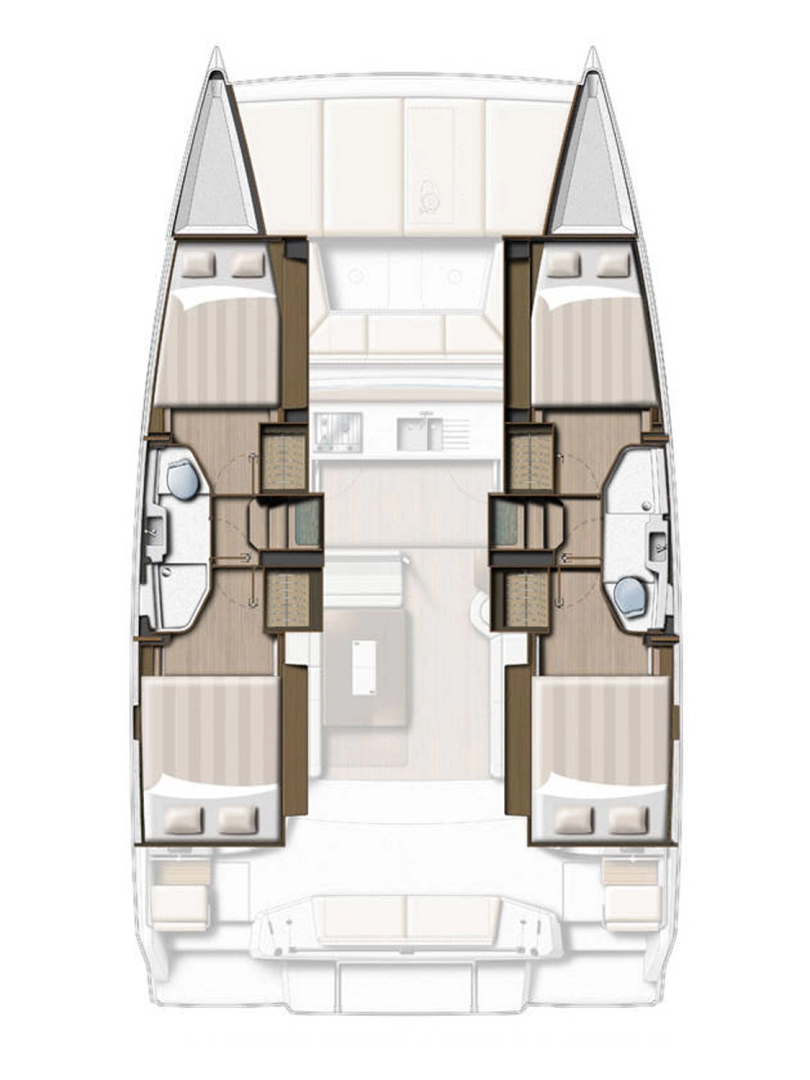Pronájem Katamarán Bali s licencí