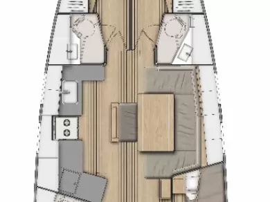 Pronájem lodi Bénéteau Oceanis 46.1 v Rogač na Samboatu