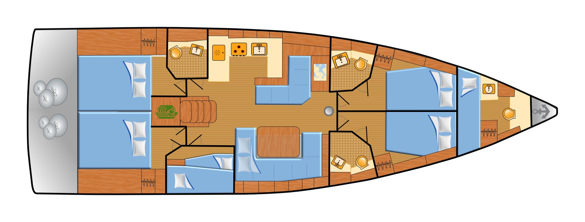 Bénéteau Oceanis 51.1 jednotlivci a charterové společnosti v Palma de Mallorca