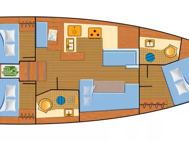 Pronájem lodi Palma de Mallorca lákavé ceny Sun Odyssey 410