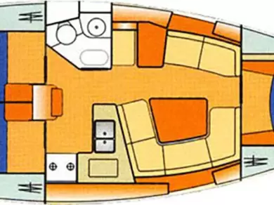 Pronájem Plachetnice Jeanneau s licencí