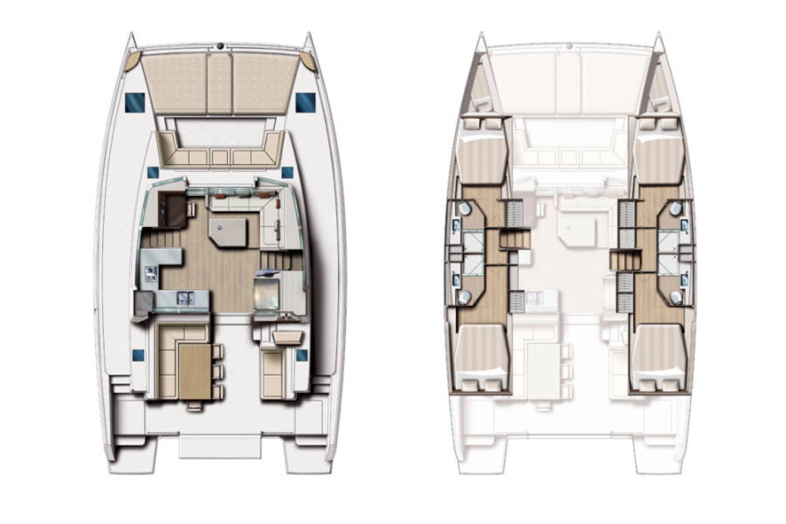 Katamarán k pronájmu v Marina (City) za nejlepší cenu