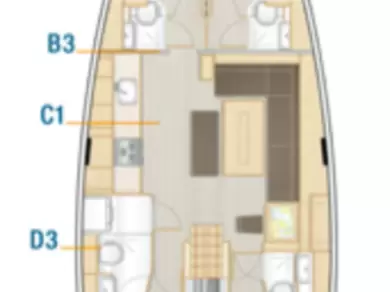 Pronájem jachty v Donji Seget -Hanse Hanse 508 na Samboatu