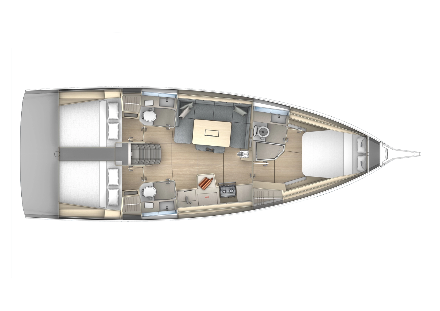 Pronajmout si Dufour Dufour 41 v Göcek 